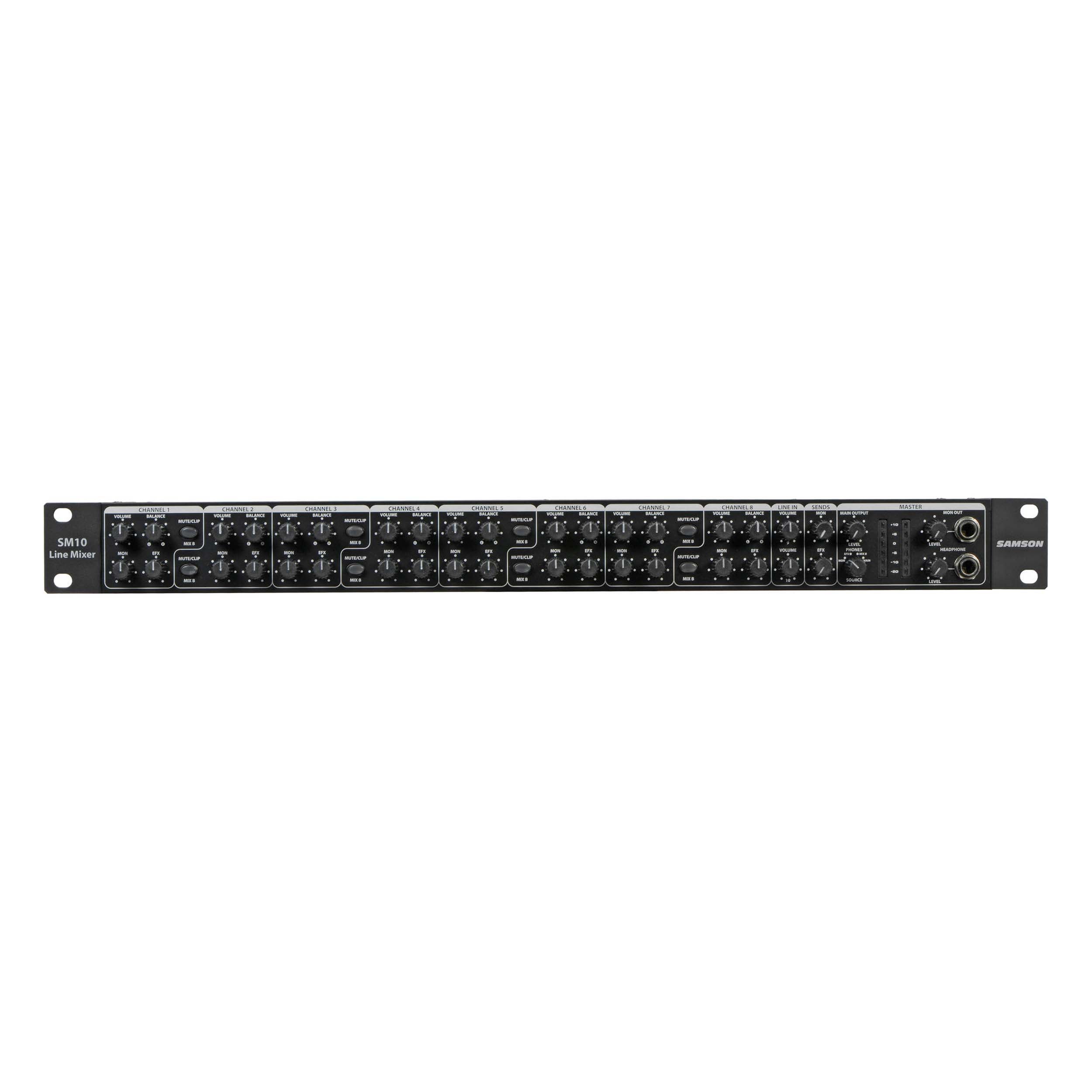 Samson SM10 Rackmount 10Channel Line Mixer Alto Music