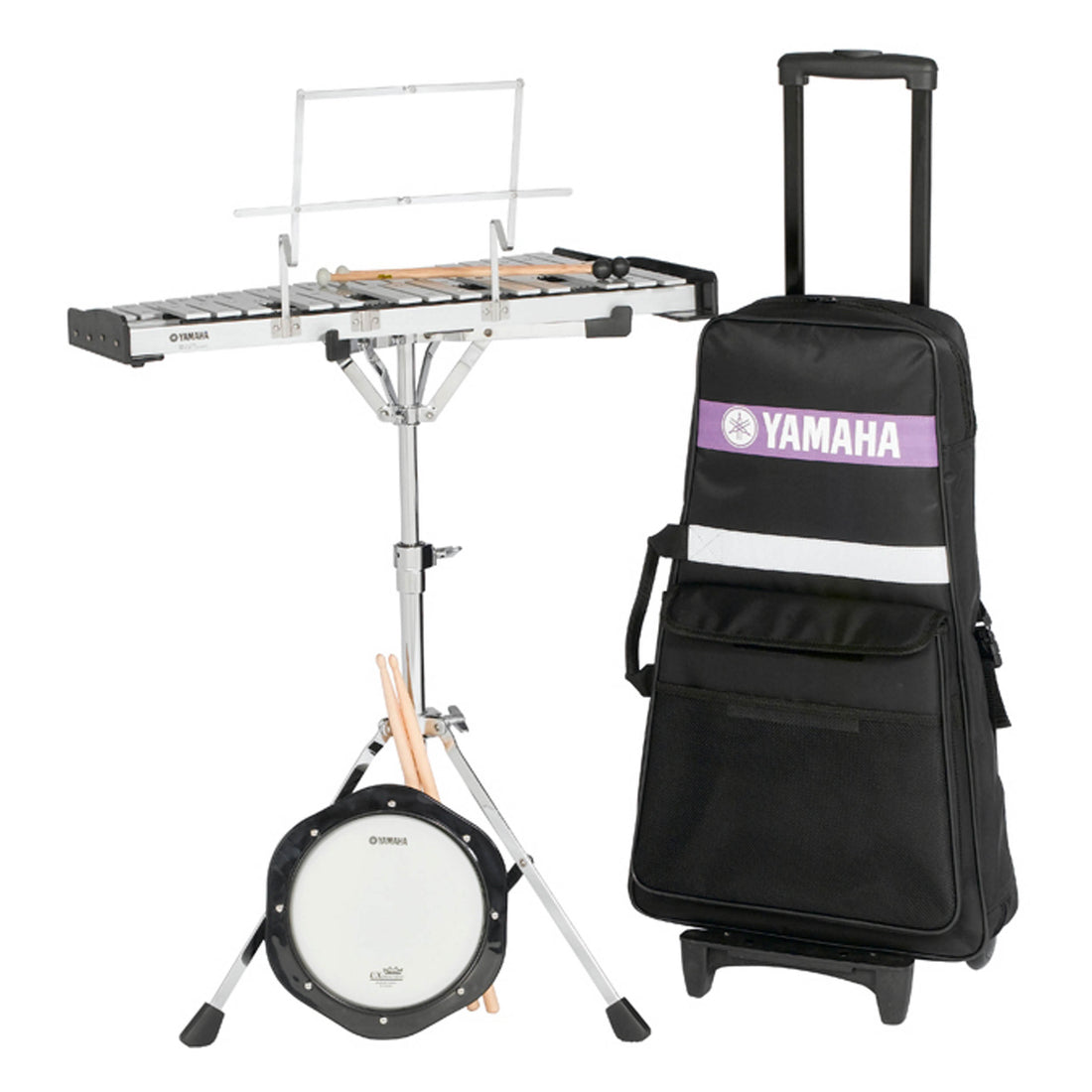Yamaha SBK350 Student Bell Kit with Rolling Cart Alto Music