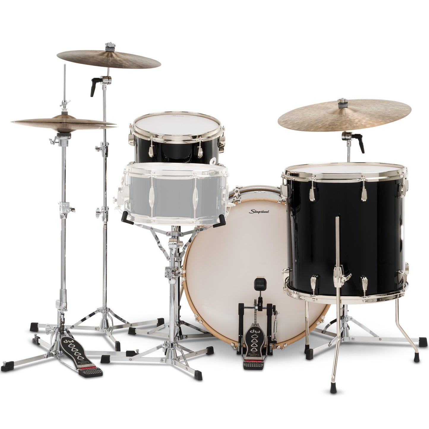 Slingerland Studio King 3-Piece Shell Kit - Notre Black