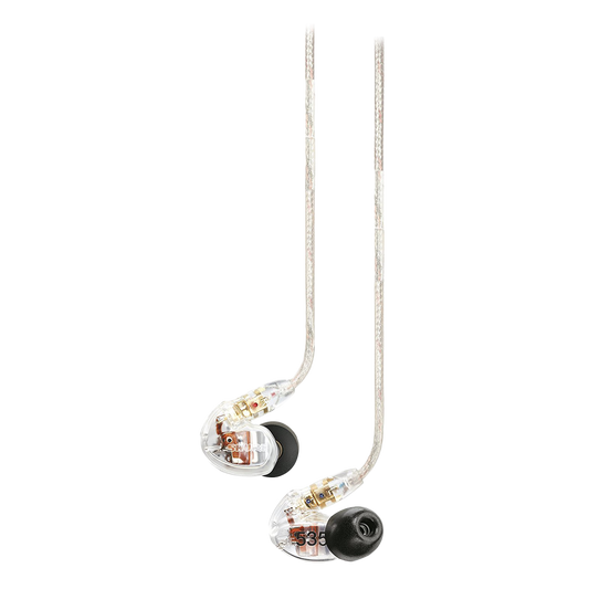 Shure SE535 Sound Isolating In-Ear Stereo Headphones (Clear) (SE535CLEAR)