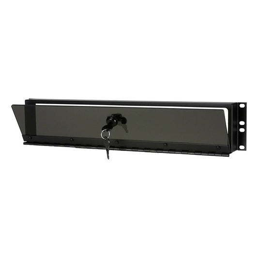 Middle Atlantic SECL-2 2-Space Plexiglass Security Cover with Hinge