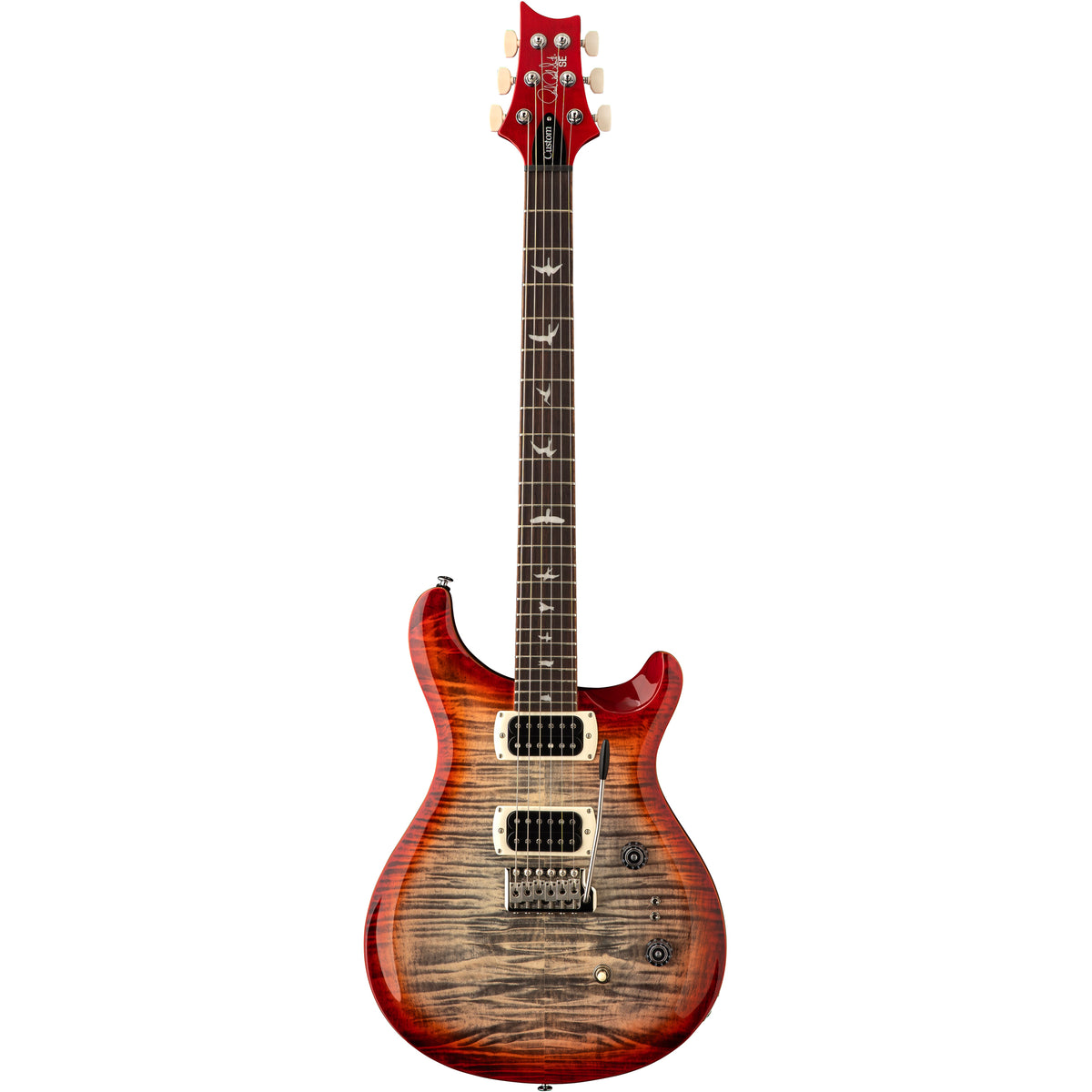 PRS SE Custom 24-08 Electric Guitar - Charcoal Cherry Burst