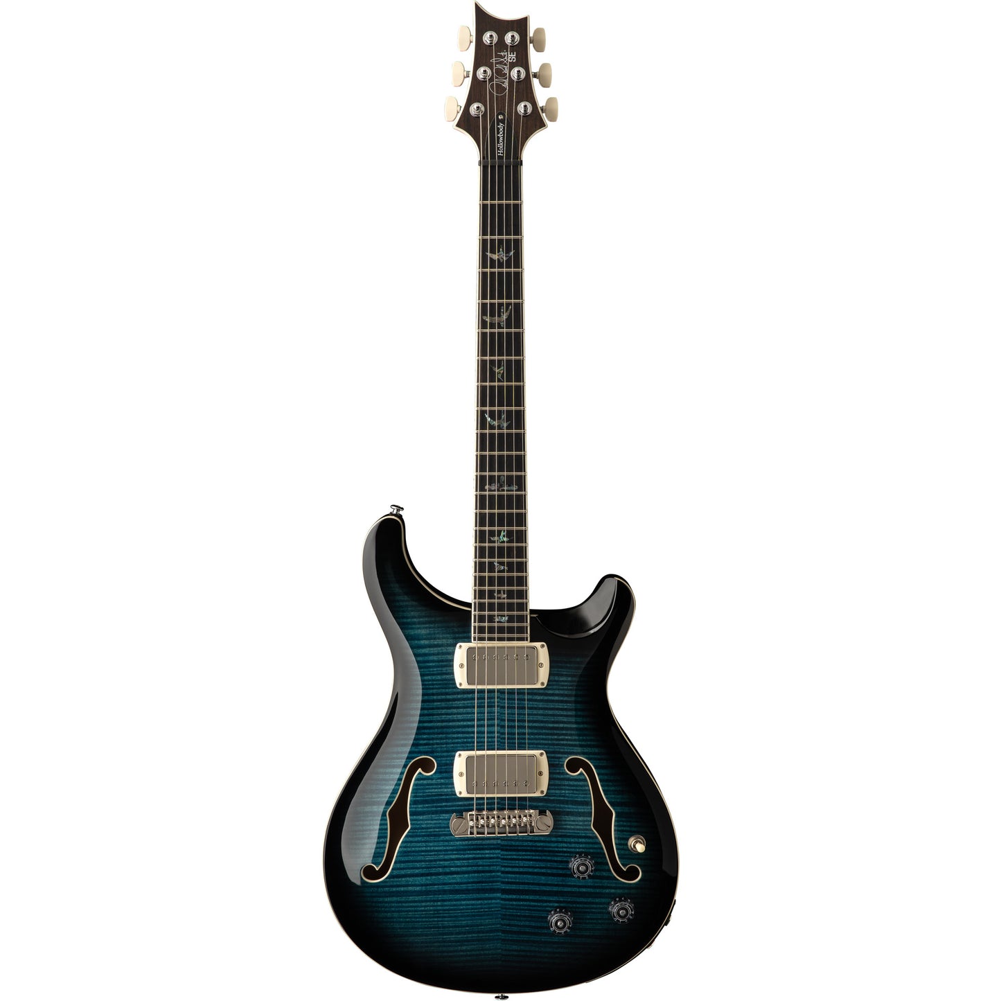 PRS SE Hollowbody II Piezo Electric Guitar - Peacock Blue