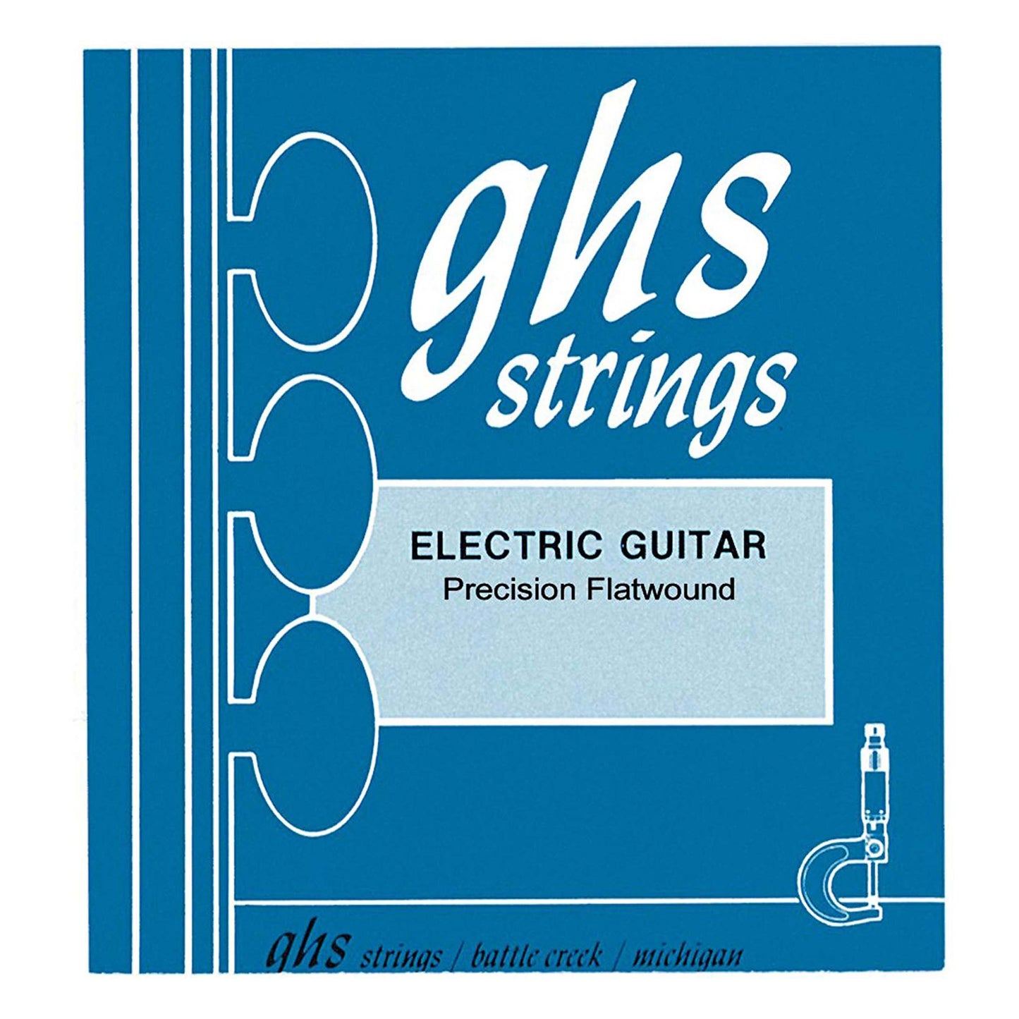 GHS Electric Guitar Flatwound 9-42 750