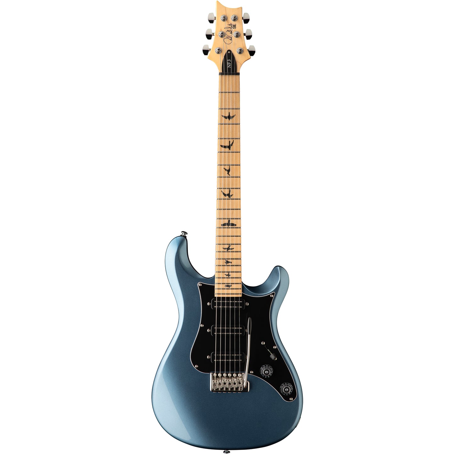 PRS SE NF3 Electric Guitar - Maple Fingerboard, Ice Blue Metallic