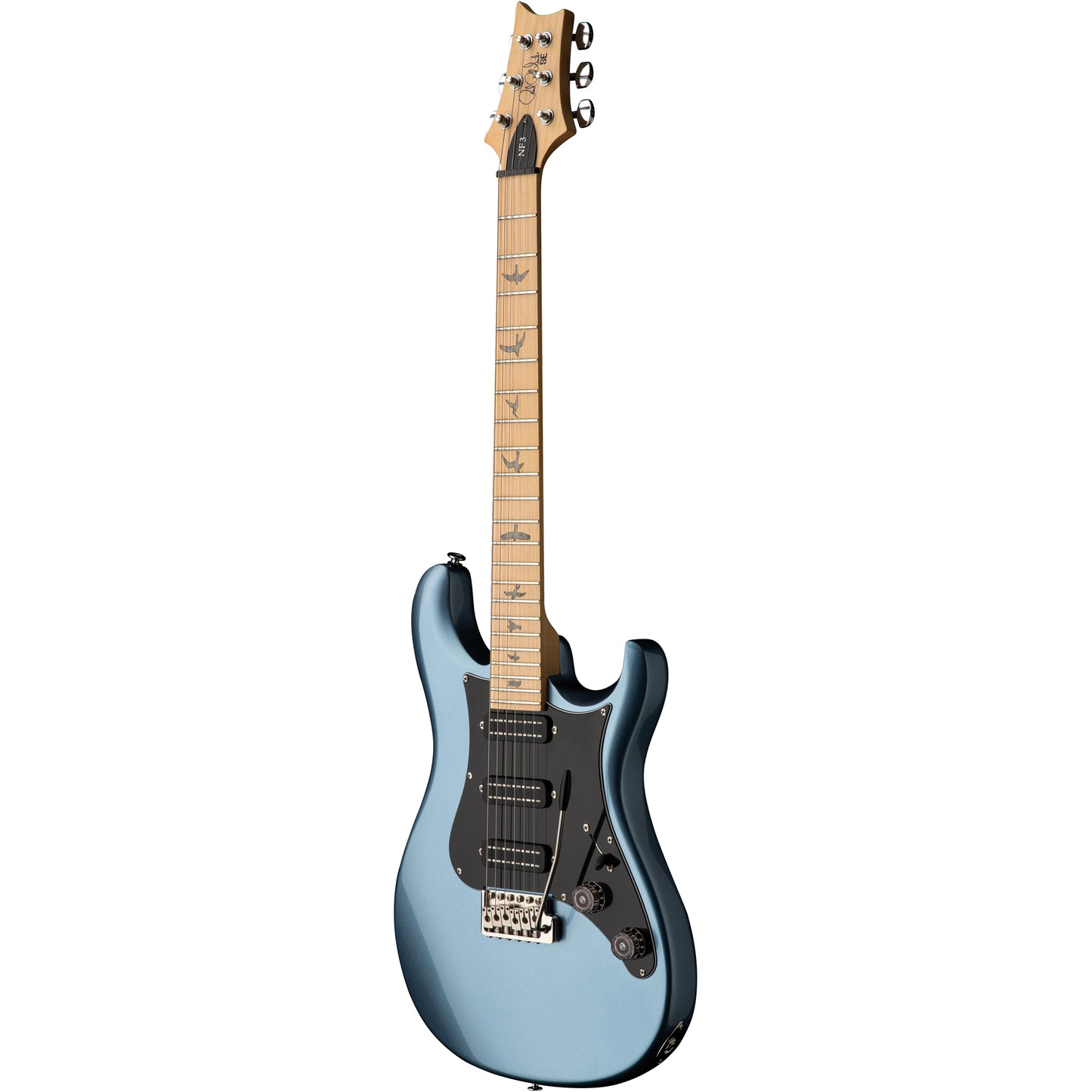 PRS SE NF3 Electric Guitar - Maple Fingerboard, Ice Blue Metallic