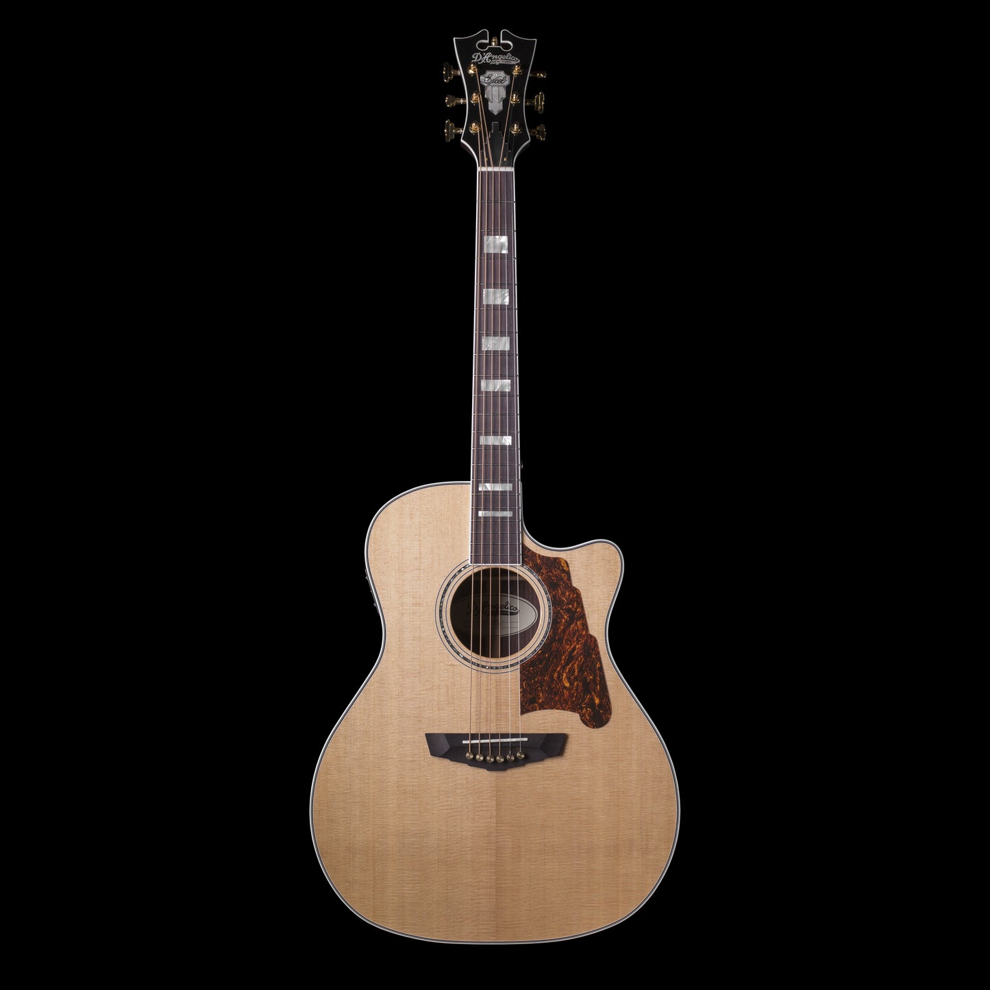 D'Angelico SG-200 Gramercy Grand Auditorium Acoustic Electric Guitar w/ Case (SG200NACGP)