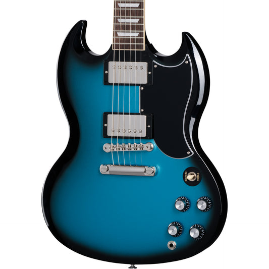 Gibson SG Standard '61 Stop Bar Electric Guitar - Pelham Blue Burst
