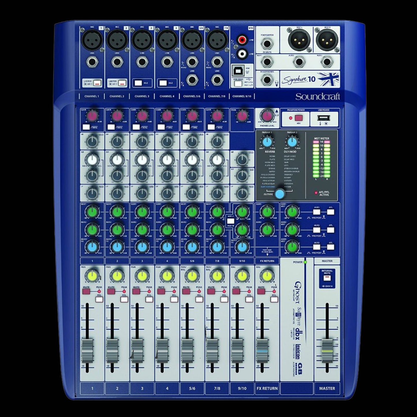 Soundcraft Signature 10 10-Input Analog Mixer w/Onboard Effects