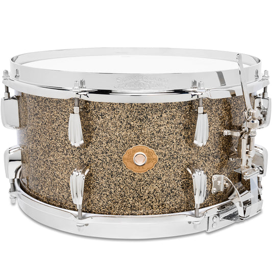 Slingerland Radio King 7x14 Solid Maple Snare Drum - Gold Glass