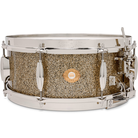 Slingerland Radio King 5.5x14 Solid Maple Snare Drum - Gold Glass