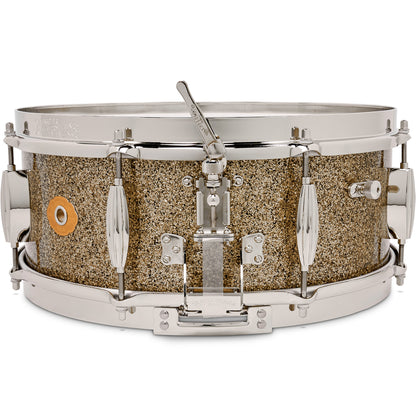 Slingerland Radio King 5.5x14 Solid Maple Snare Drum - Gold Glass