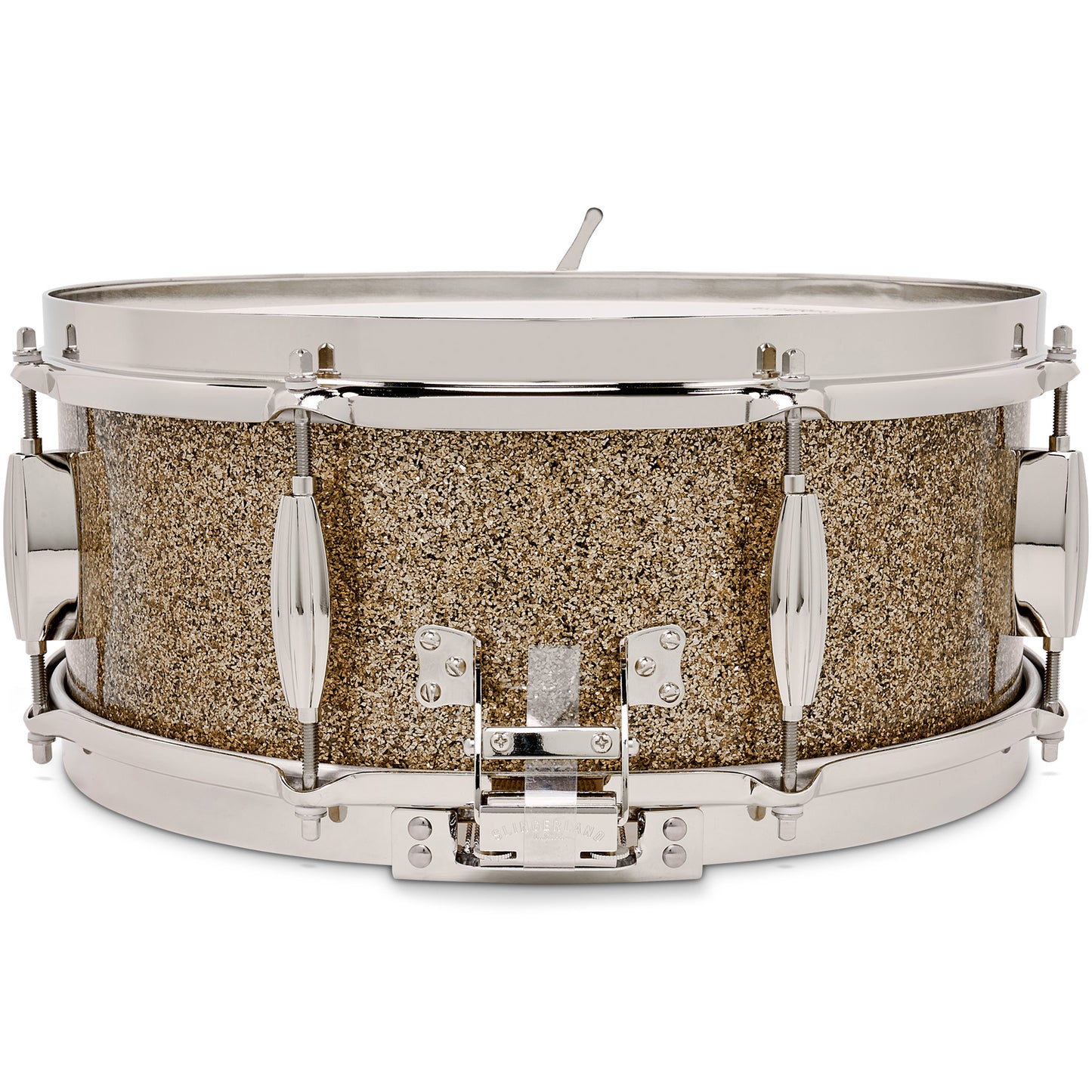 Slingerland Radio King 5.5x14 Solid Maple Snare Drum - Gold Glass