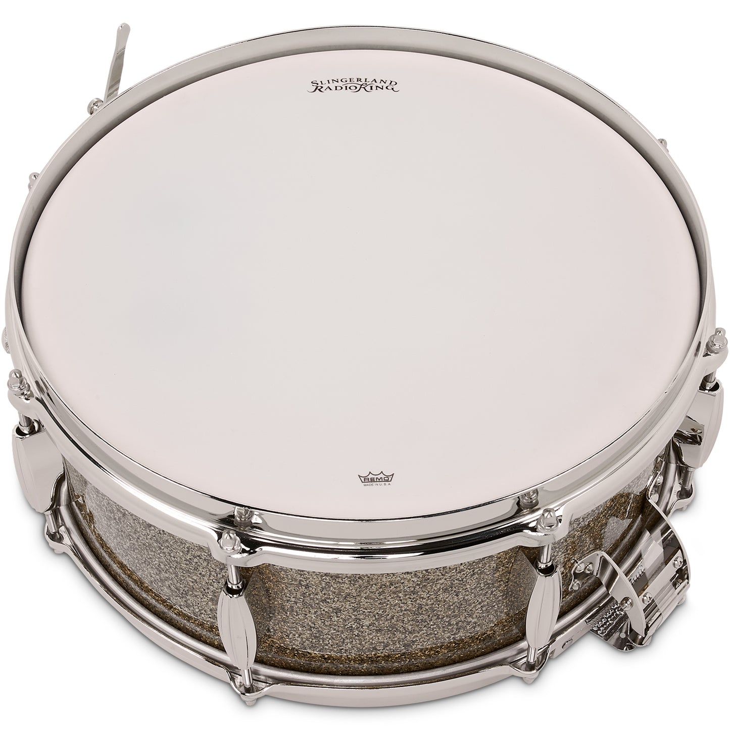 Slingerland Radio King 5.5x14 Solid Maple Snare Drum - Gold Glass