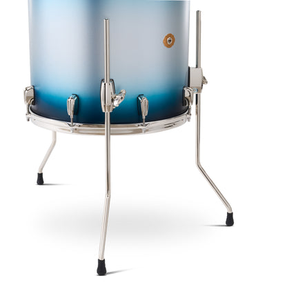 Slingerland Radio King 4-Piece Shell Kit - Silver to Blue Duco