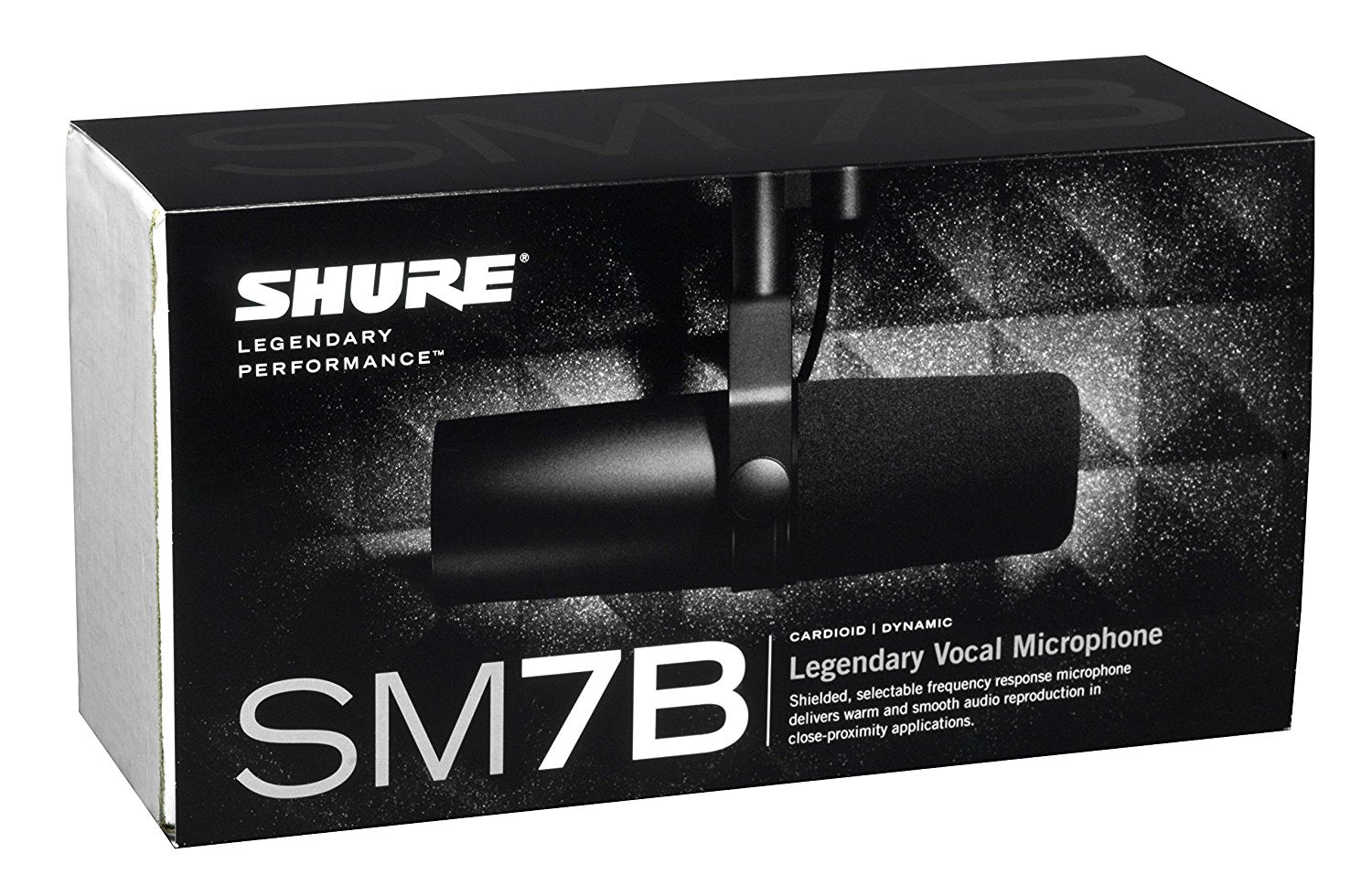 Shure SM7B Cardioid Dynamic Microphone Black - K&S Music Center LLC