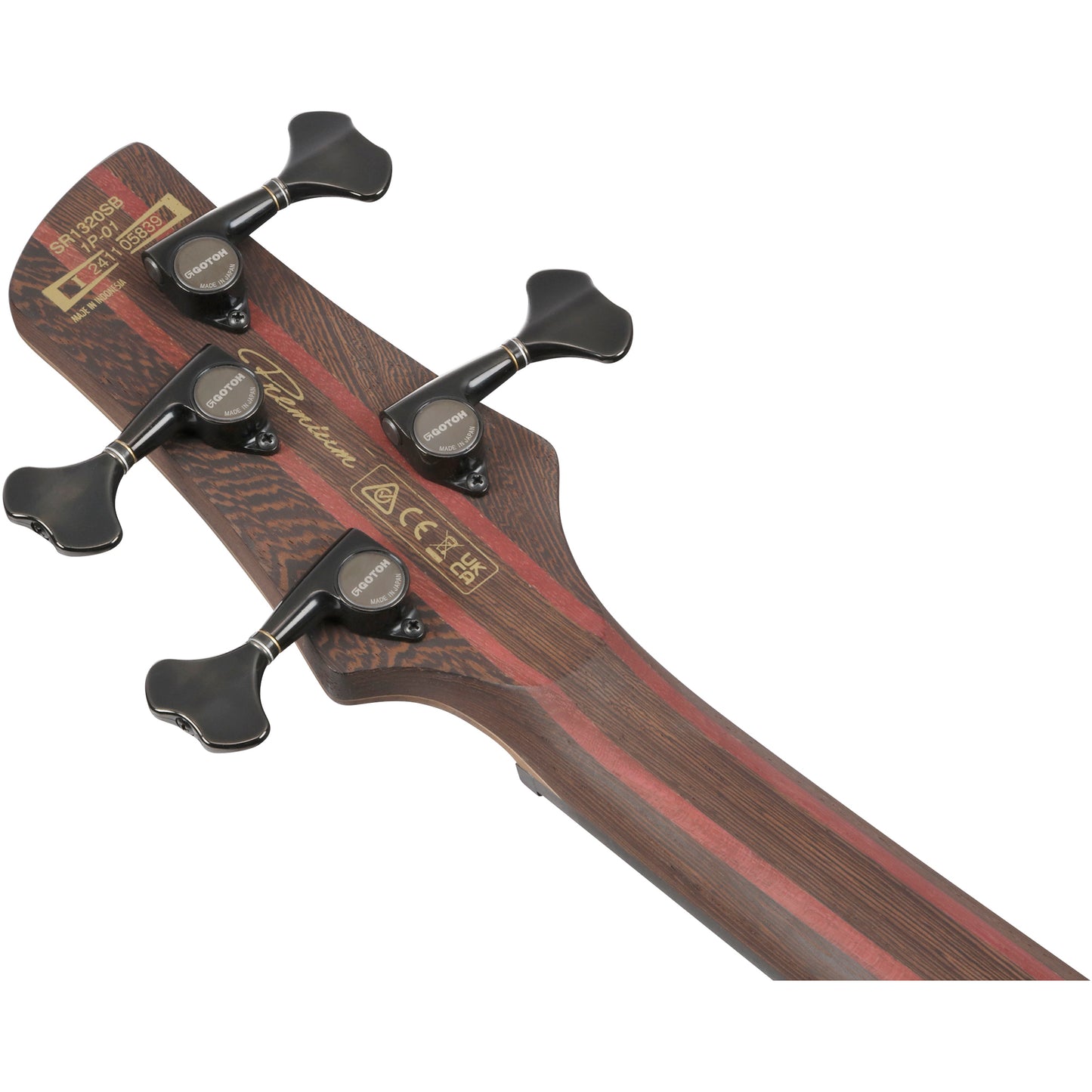 Ibanez SR1320SB SR Premium 4-String Electric Bass - Aqua Wave Low Gloss