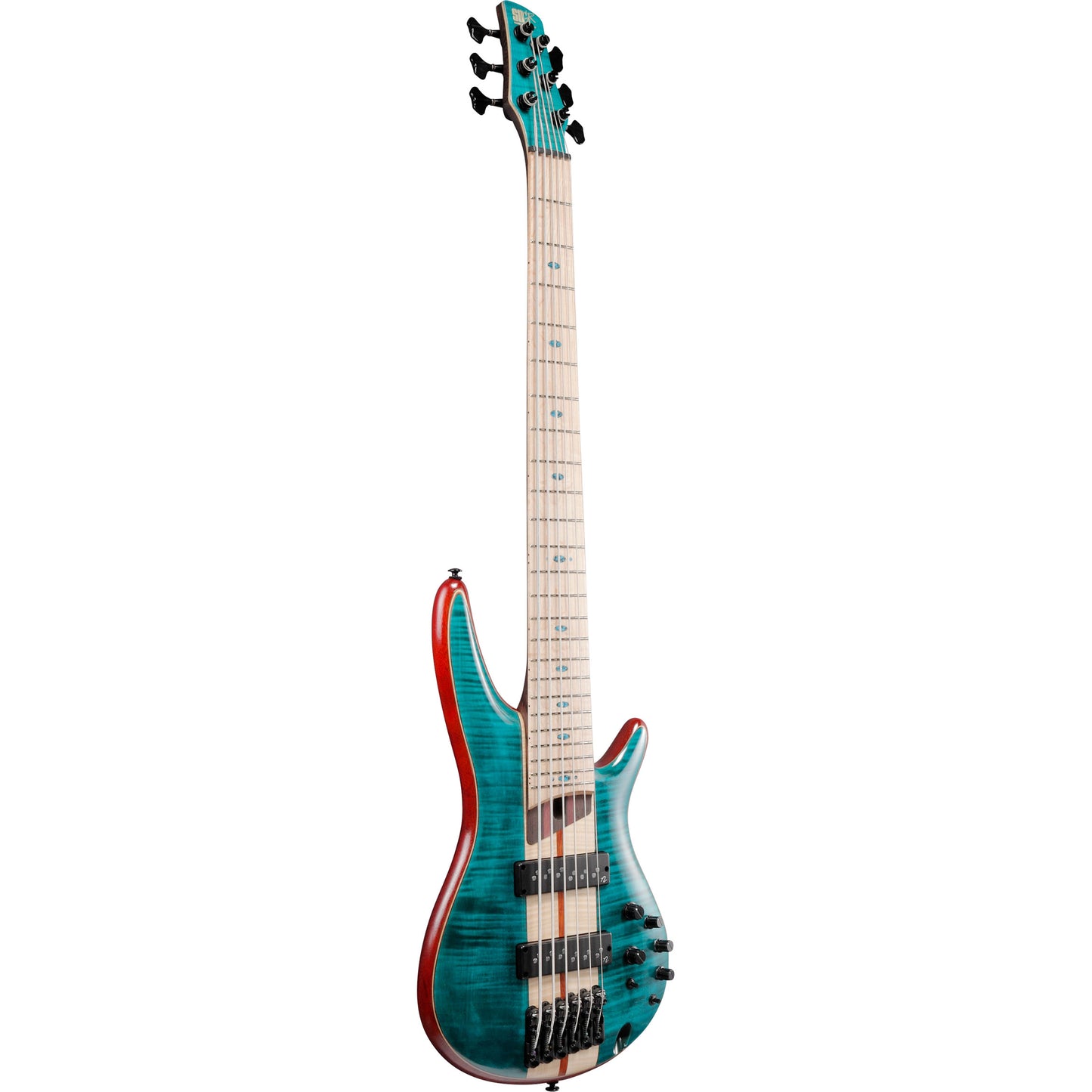 Ibanez SR1426BCGL SR Premium Series 6 String Electric Bass - Caribbean Green Low Gloss