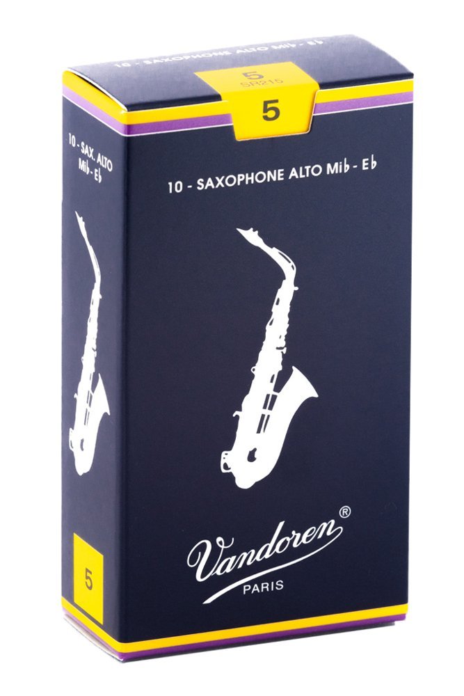 Vandoren Traditional Alto Saxophone 10-Pack of 5 Reeds