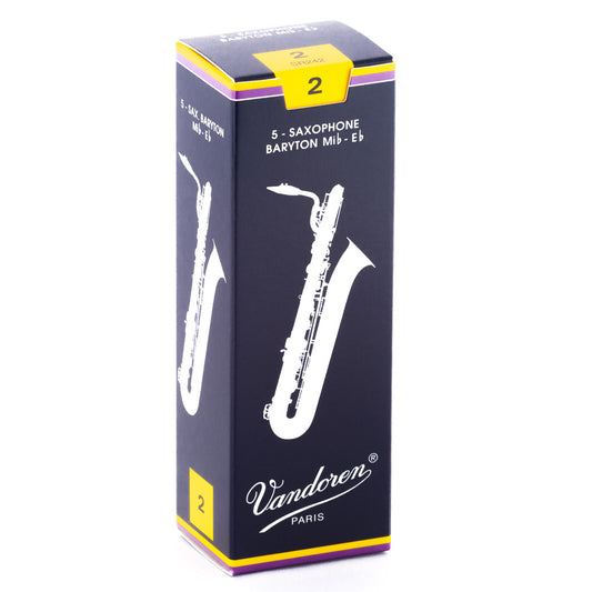 Vandoren Traditional Baritone Saxophone 5-Pack of 2 Reeds
