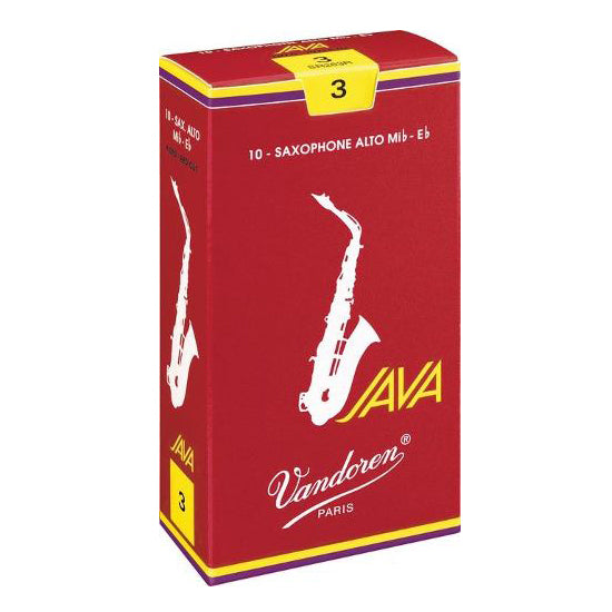 Vandoren Java Red Soprano Saxophone Reeds, 10 Ct, 2.0 Strength