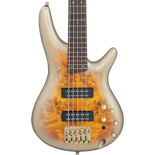 Ibanez SR Standard 5 String Electric Bass - Mars Gold Metallic Burst