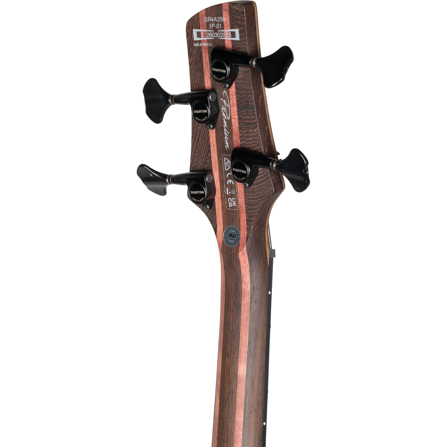 Ibanez SR4A250 SR Premium 4-String Electric Bass - Red, White and Blue