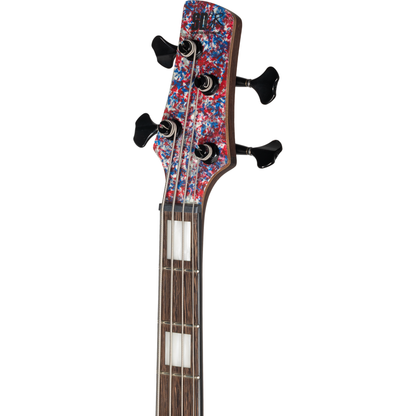 Ibanez SR4A250 SR Premium 4-String Electric Bass - Red, White and Blue
