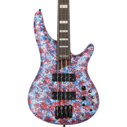 Ibanez SR4A250 SR Premium 4-String Electric Bass - Red, White and Blue