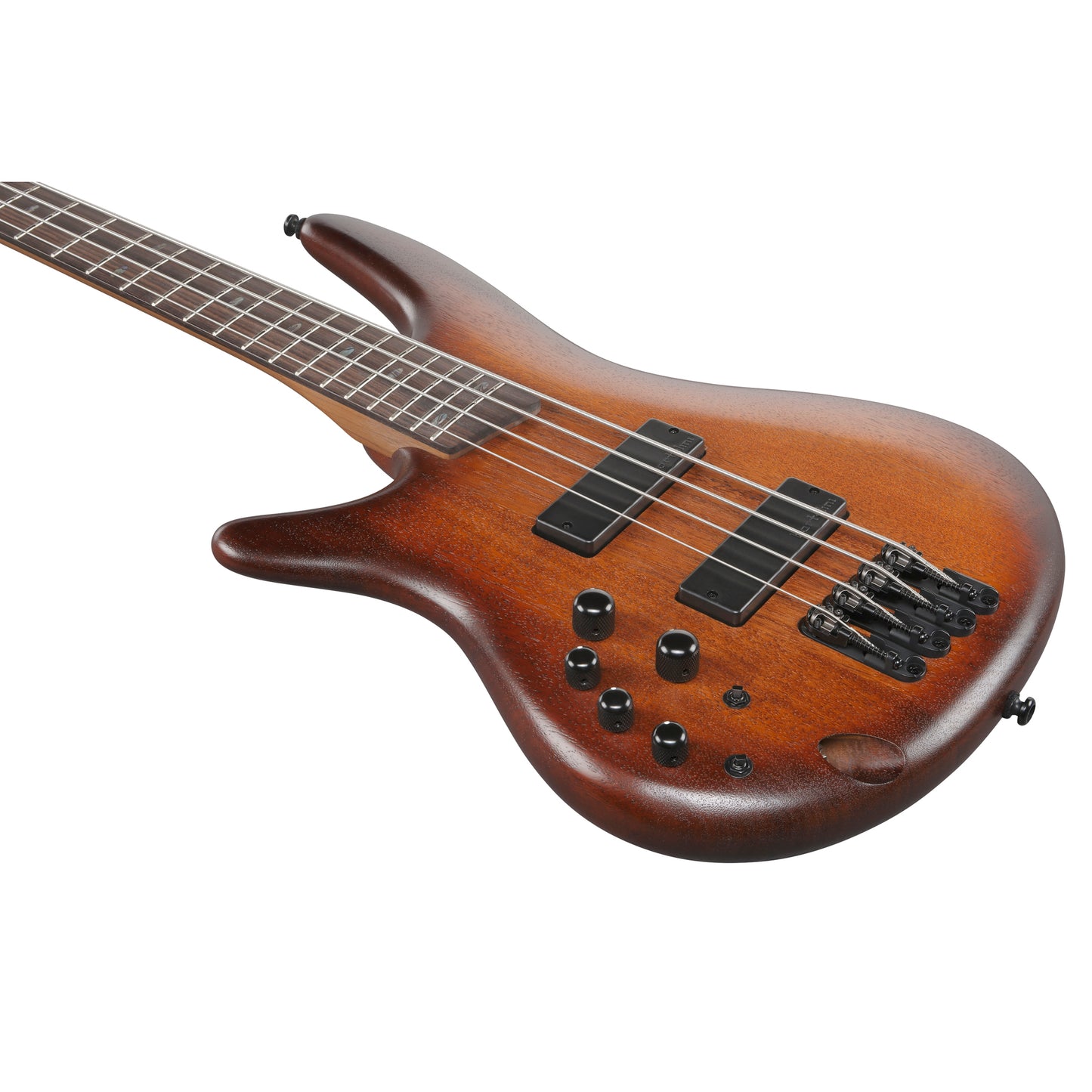 Ibanez SR500A SR Standard Left Handed 4-String Electric Bass - Mahogany Brown Burst