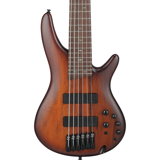 Ibanez SR506A SR Standard 6-String Electric Bass - Mahogany Brown Burst