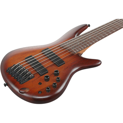 Ibanez SR506A SR Standard 6-String Electric Bass - Mahogany Brown Burst