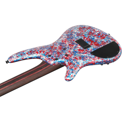 Ibanez SR5A250 SR Premium 5-String Electric Bass - Red, White and Blue