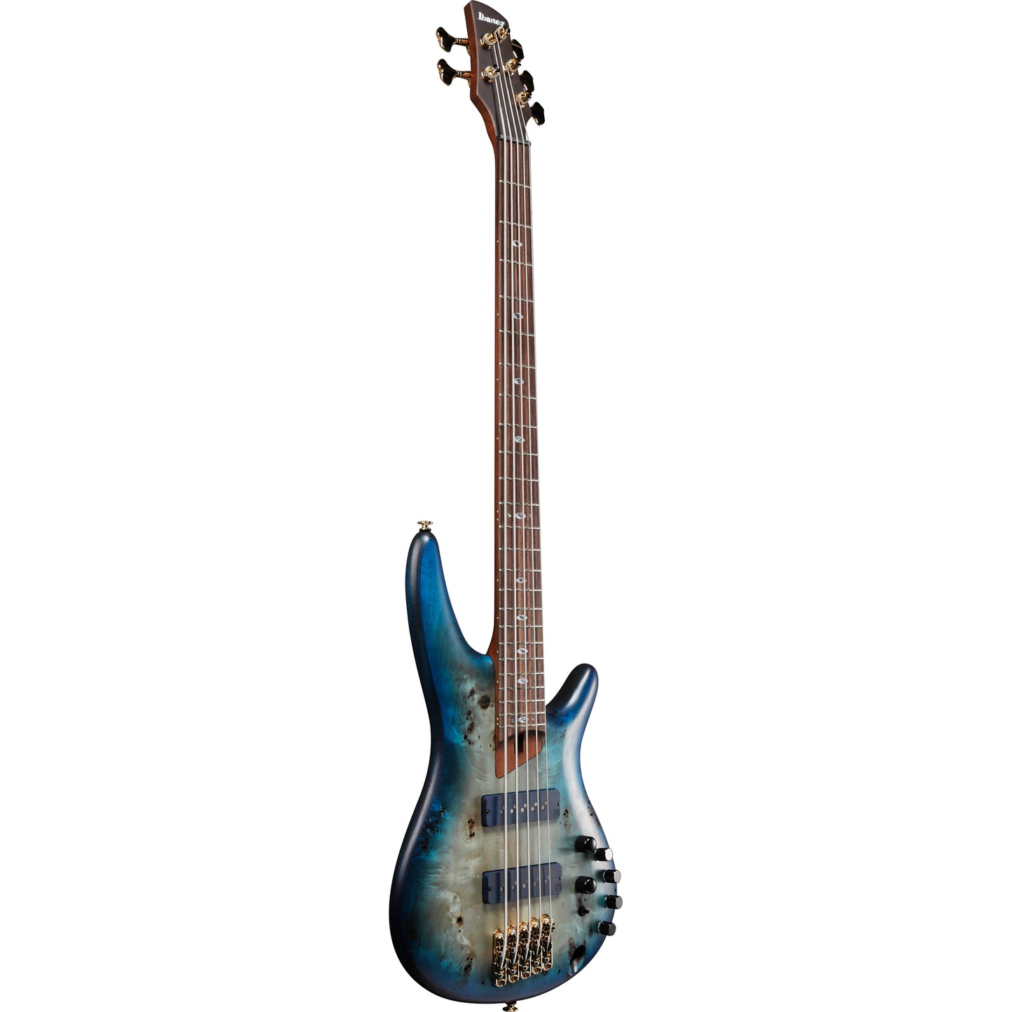 Ibanez SR6605 SR Prestige 5-String Electric Bass - Ghost Fleet Blue Burst