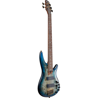 Ibanez SR6605 SR Prestige 5-String Electric Bass - Ghost Fleet Blue Burst