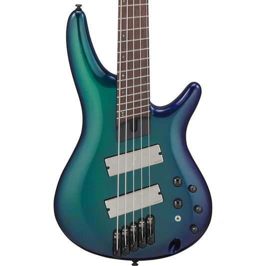 Ibanez SR Bass Workshop 5 String Multiscale Electric Bass - Blue Chameleon