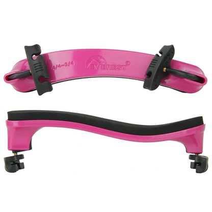 Everest Collapsible 3/4-4/4 Shoulder Rest in Hot PINK