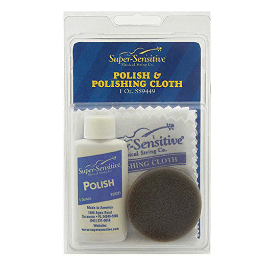Super Sensitive Polish and Polishing Cloth