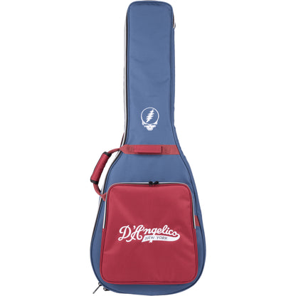 D'Angelico Grateful Dead Premier SS Semi-hollowbody Electric Guitar - Red, White, and Blue Lightning Bolt