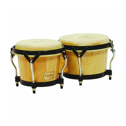 Tycoon STBBN Supremo Series Bongos In Natural Finish