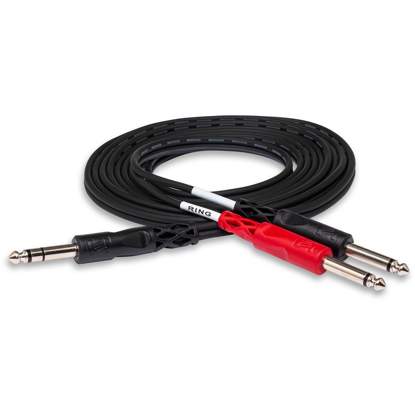 Hosa STP-203 Insert Cable, 1/4 in TRS to Dual 1/4 in TS, 3 m