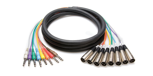 Hosa STX-807M Snake 1/4"" TRS to XLR Male 7m