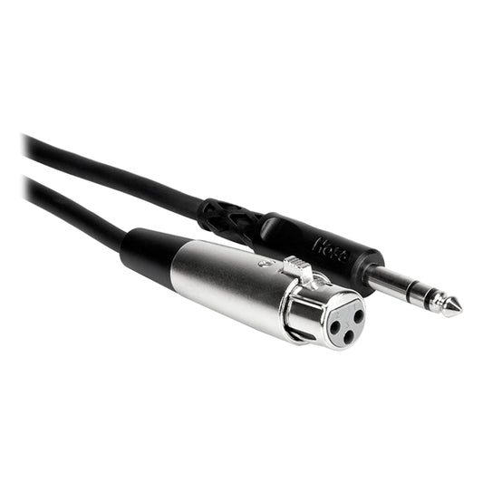 Hosa STX-110F Balanced Interconnect, XLR Female to 1/4"" In TRS, 10ft