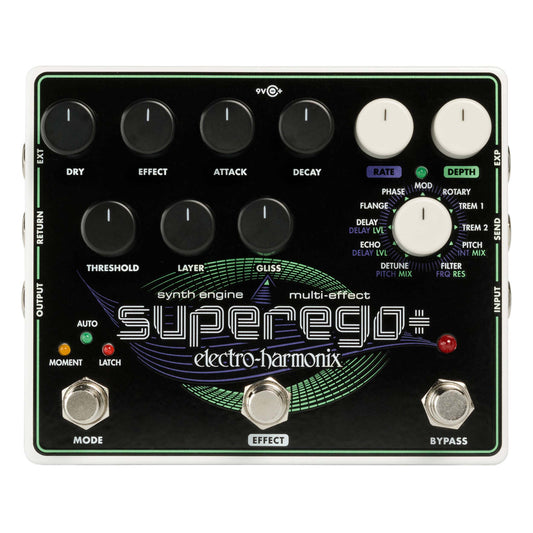 Electro Harmonix Superego+ Synth Engine & Multi Effect Pedal