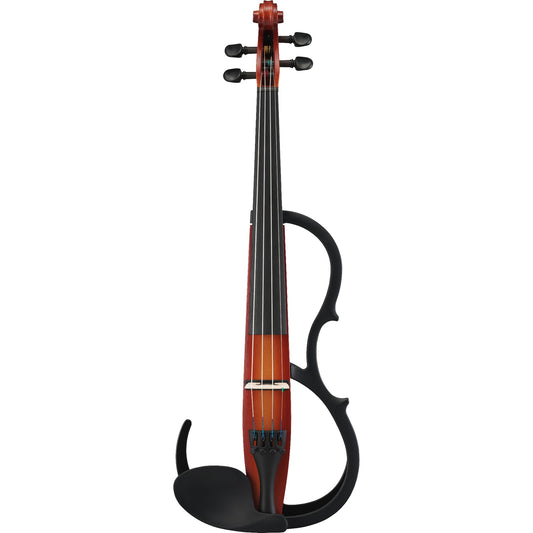 Yamaha SV250 Pro Series 4 String Silent Violin, Shaded Brown Fini