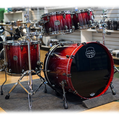 Mapex Saturn V Shell Kit in Cherry Mist Maple Burl (SV529XUBKLE)