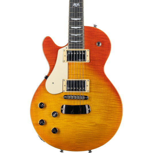 Hagstrom Swede MK3 Left Handed Electric Guitar - Mandarin Burst
