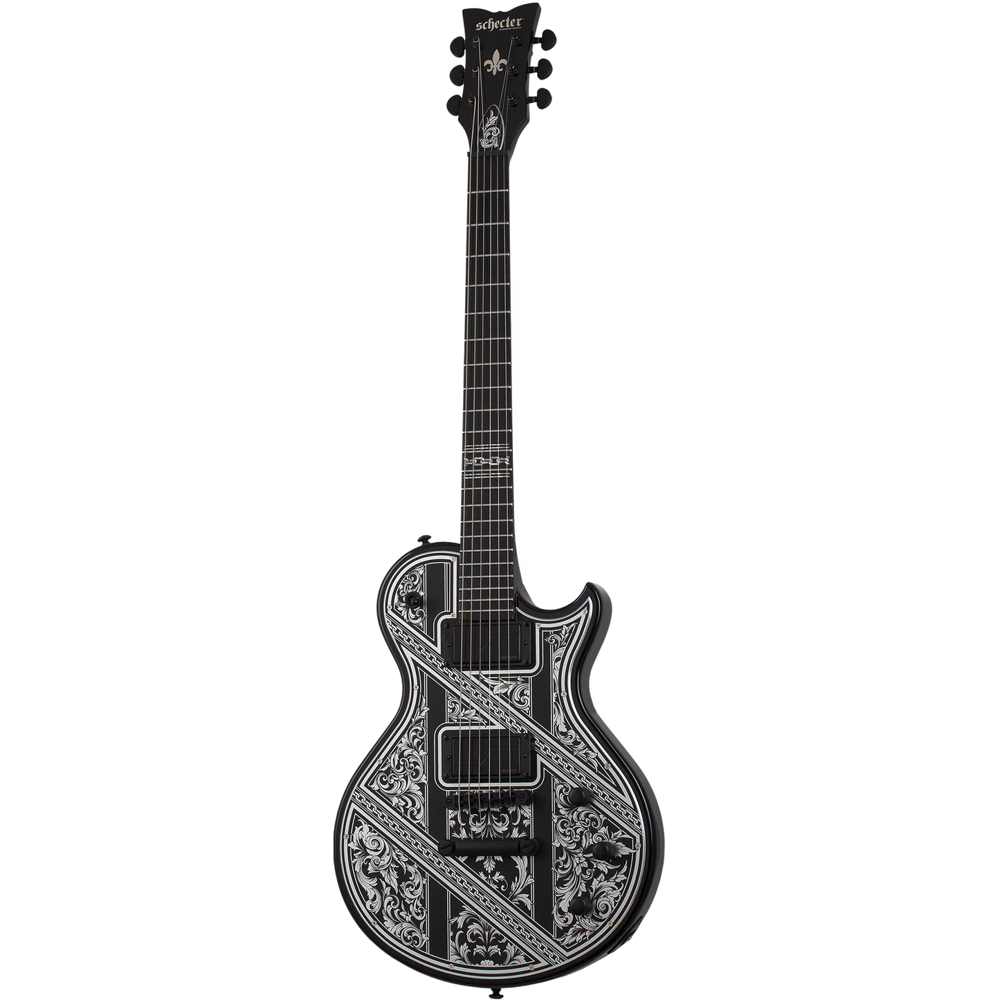 Schecter Solo-II Przym Palladium Electric Guitar - Gloss Black