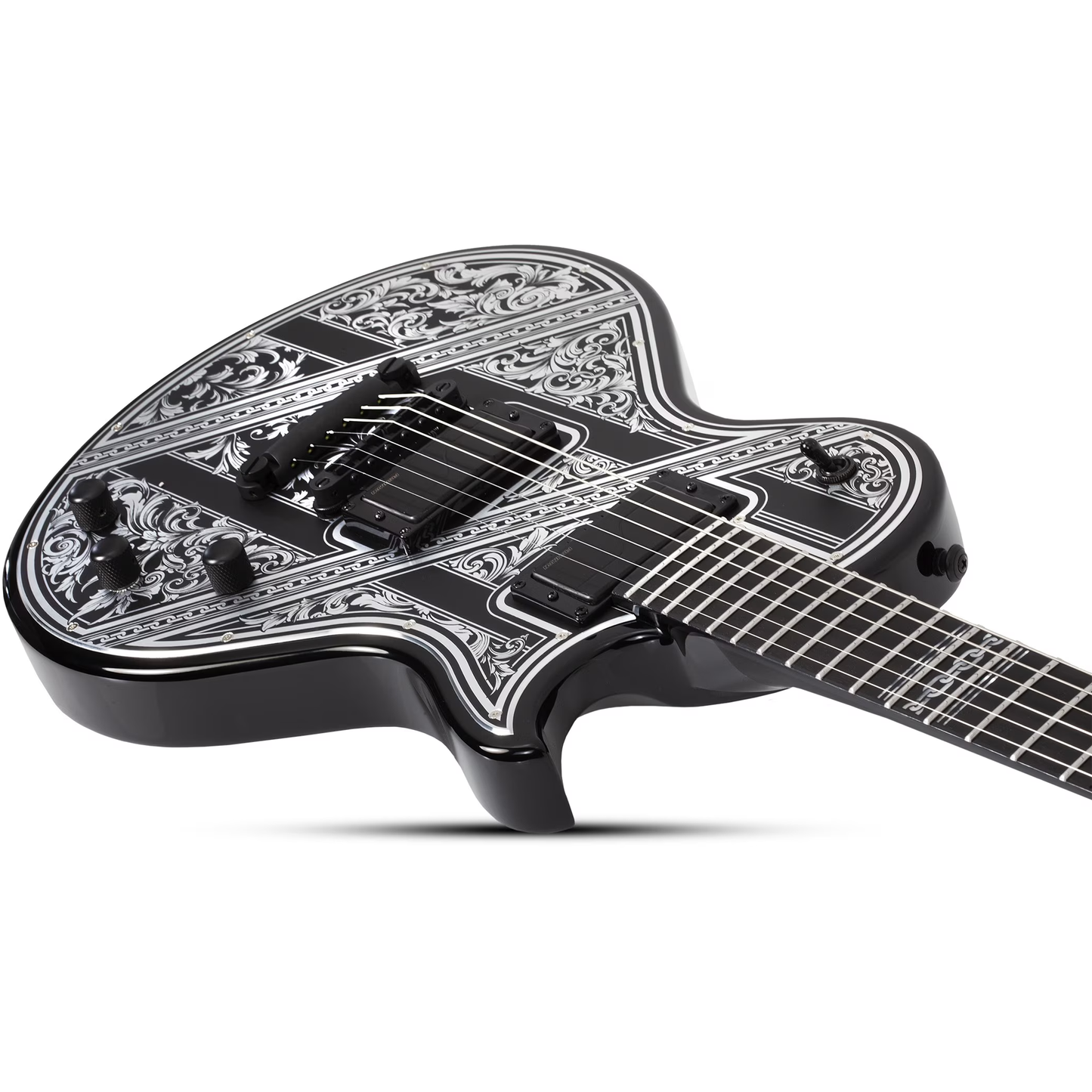 Schecter Solo-II Przym Palladium Electric Guitar - Gloss Black