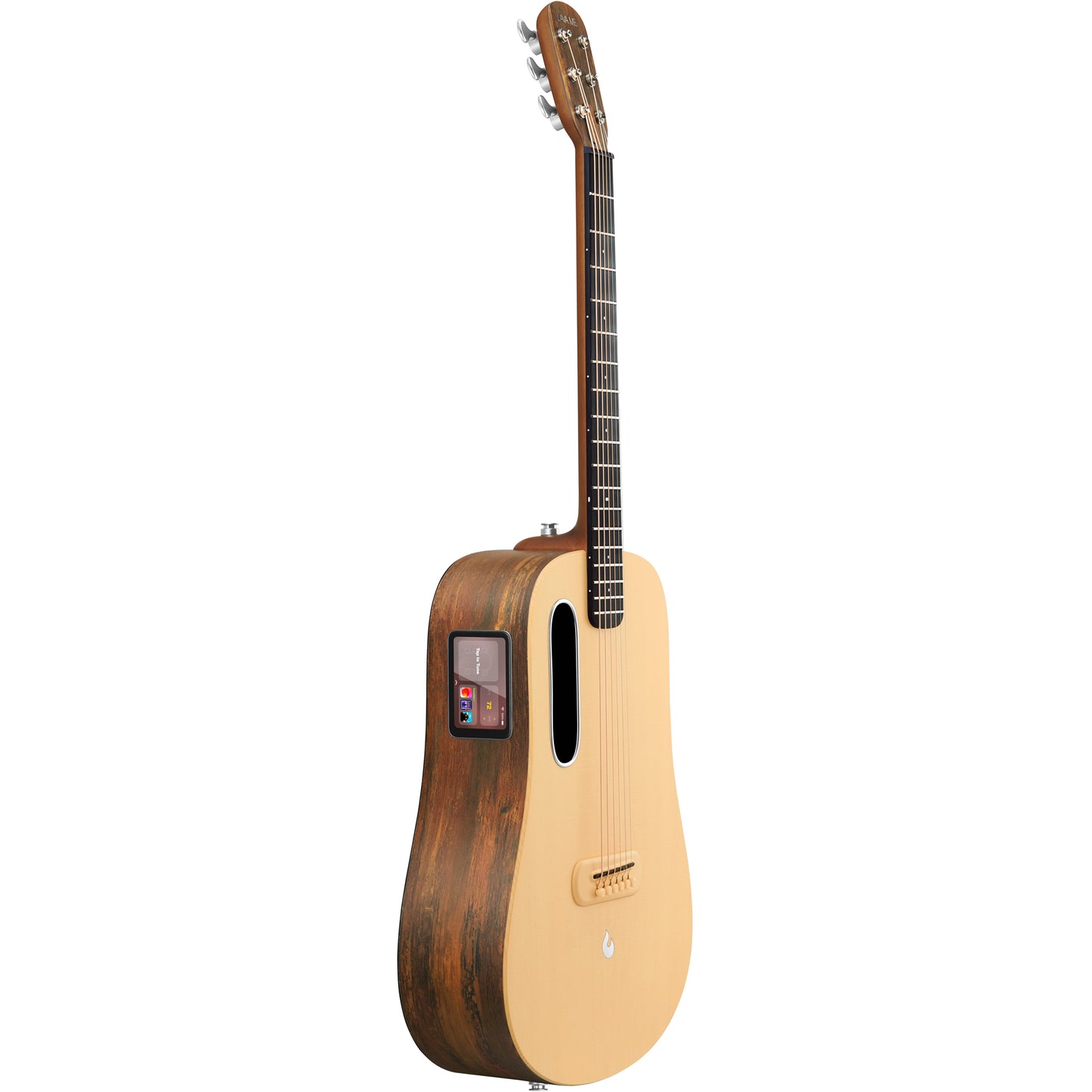 Lava Music ME 4 36” Spruce Series Guitar - Woodgrain Brown & Burlywood